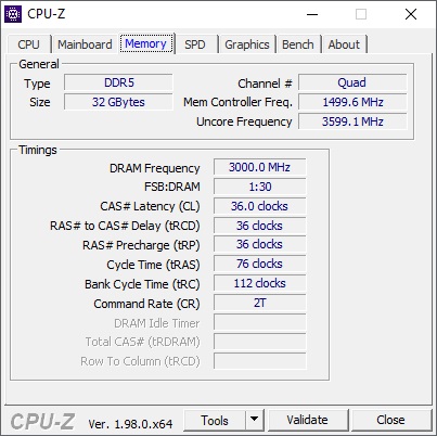 G.Skill Trident Z5 Memory (F5-6000U3636E16G) - Intel Alder